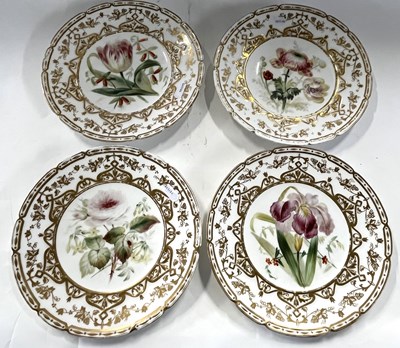 Lot 289 - A quantity of four 19th Century plates...