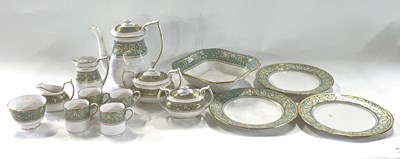 Lot 290 - A part coffee set in Spode Renaissance pattern,...