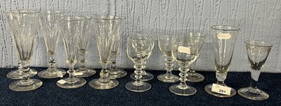 Lot 291 - Quantity of 19th Century drinking glasses,...