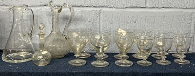 Lot 293 - Quantity of 19th Century drinking glasses...