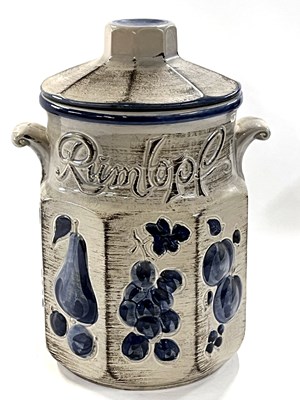 Lot 295 - A West German Scheurich large jar and conver,...