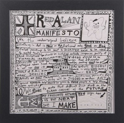 Lot 43 - Grayson Perry (b.1960) "Red Alan Manifesto",...