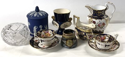 Lot 358 - Group of 19th Century ceramics including cups...