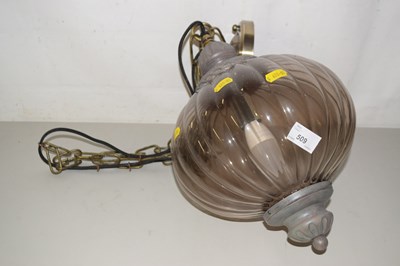 Lot 509 - Modern glass light fitting