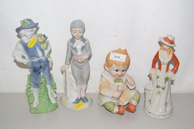Lot 512 - Four various decorative figurines