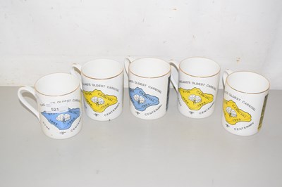 Lot 521 - Small quantity of various mugs commemorating...