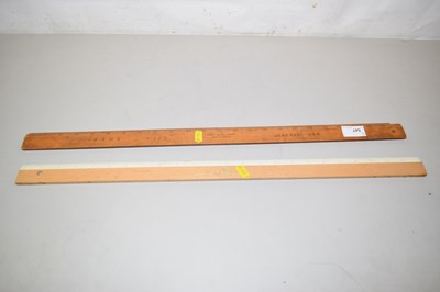 Lot 547 - Two rulers