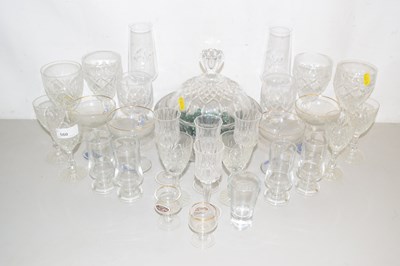 Lot 560 - Selection of various cut and moulded household...