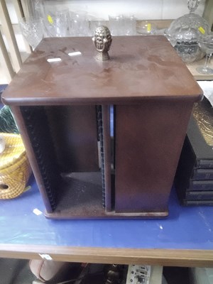 Lot 561 - Rotating table top compact disc storage rack