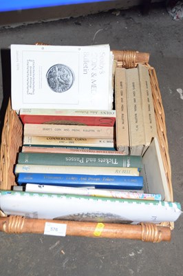 Lot 576 - Box containing a quantity of various books,...