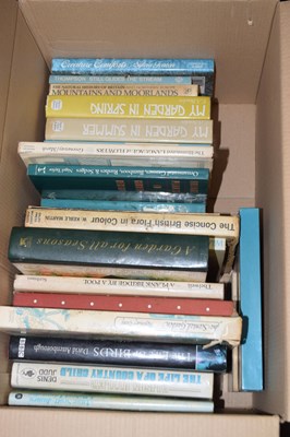 Lot 587 - Box containing a quantity of various books...