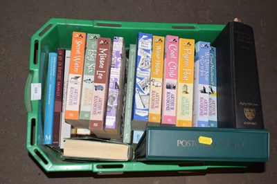 Lot 589 - Box containing a collection of various books...