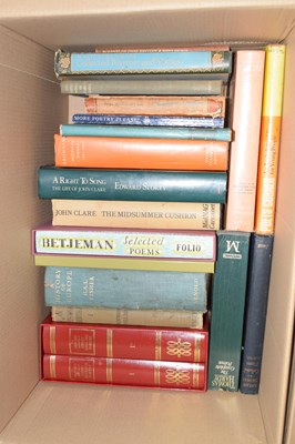 Lot 591 - Box containing a selection of various books...