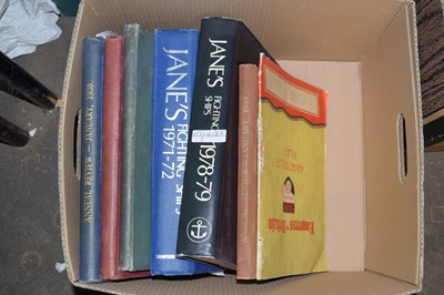 Lot 619 - Box containing various books including vintage...