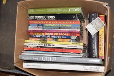 Lot 622 - Box containing a quantity of various books...