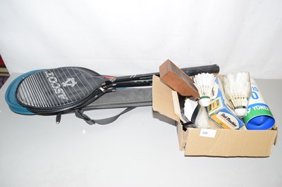 Lot 628 - Quantity of Badminton rackets together with...