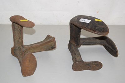 Lot 629 - Two cobblers lasts