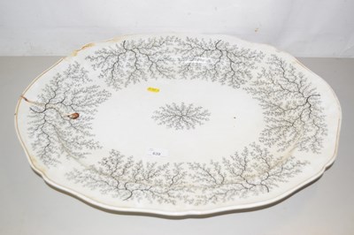 Lot 639 - A very large transfer printed meat platter