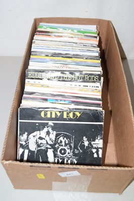 Lot 641 - Box containing a collection of 7" single...