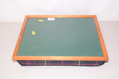 Lot 673 - A small lap tray