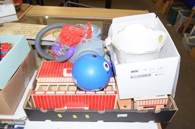 Lot 684 - Two boxes of various household sundries...