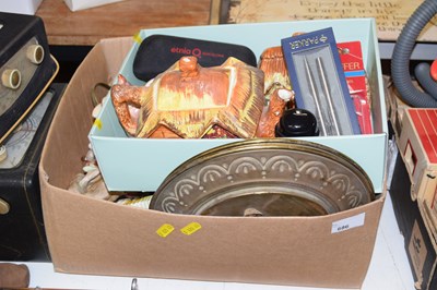 Lot 686 - Two boxes of assorted collectables including...