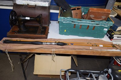 Lot 693 - Vintage cane fishing rod
