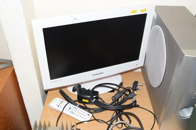 Lot 729 - A small Samsung flat screen TV