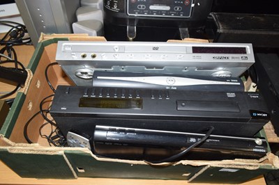 Lot 734 - Quantity of various satellite receiver, DVD...