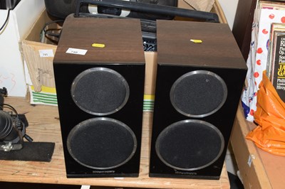 Lot 740 - Pair of Wharfdale speakers