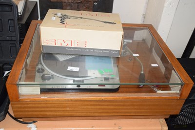 Lot 748 - Vintage Goldring G99 turntable together with...