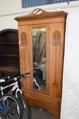 Lot 752 - Early 19th Century mirrored wardrobe