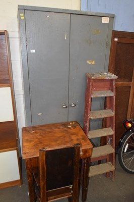 Lot 759 - Large metal storage cupboard