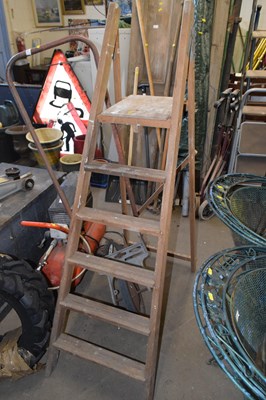 Lot 770 - Wooden stepladder