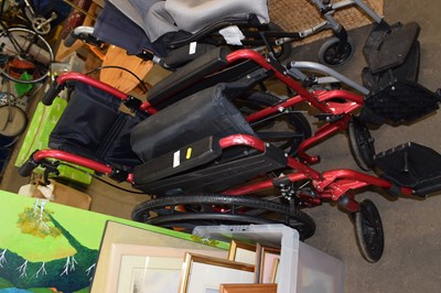 Lot 826 - Folding wheelchair