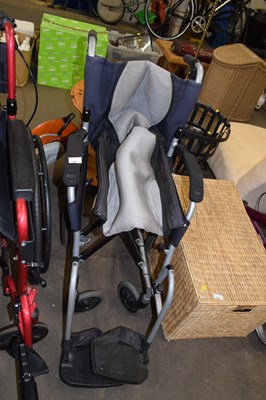Lot 827 - Folding wheelchair