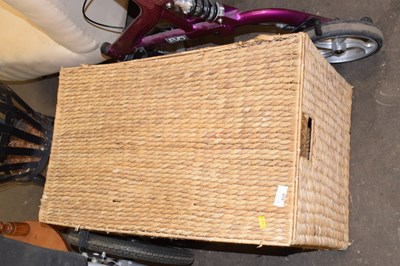 Lot 828 - Wicker storage box