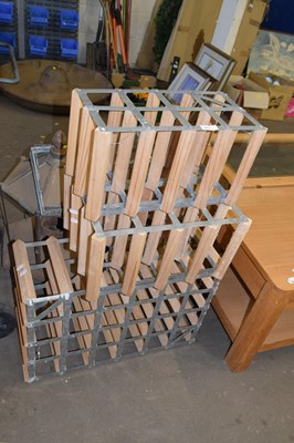 Lot 863 - Three wine racks