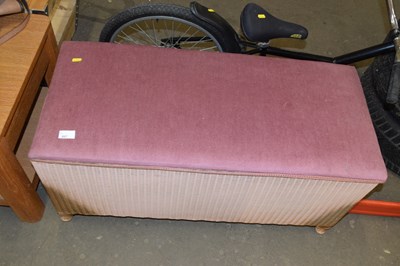 Lot 867 - Lloyd Loom (labelled) ottoman