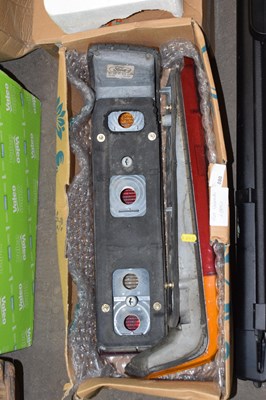 Lot 880 - Box containing a pair of Ford Granada rear...