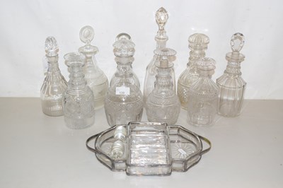 Lot 139 - A group of ten various 19th Century clear...