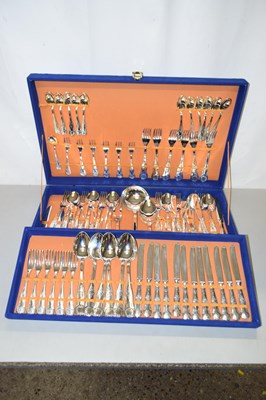 Lot 142 - A canteen of Italian silver plated cutlery