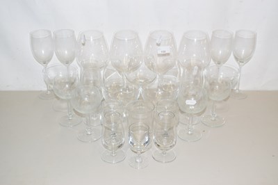 Lot 150 - Mixed Lot: Various clear wine and spirit glasses