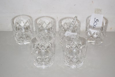 Lot 157A - A set of six tumblers