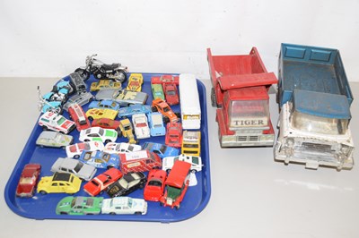 Lot 160 - A group of various play worn toy vehicles to...