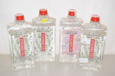 Lot 73 - Four bottles of Palmbridge Distilled Dry Gin,...
