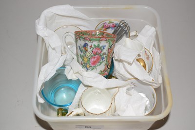 Lot 80 - Assorted coffee cans and small milk jugs