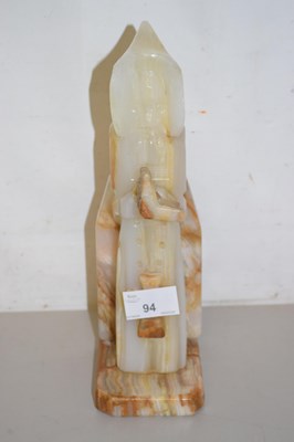 Lot 94 - An onyx figure