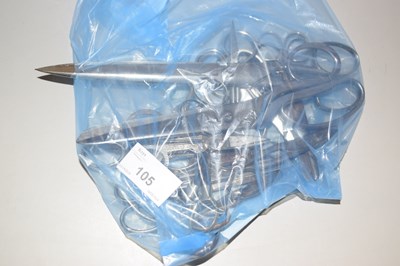 Lot 105 - Quantity of assorted scissors