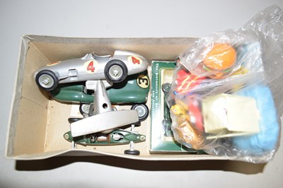 Lot 115 - Box of assorted model cars and toys